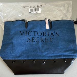 NWT Victoria’s Secret denium tote.